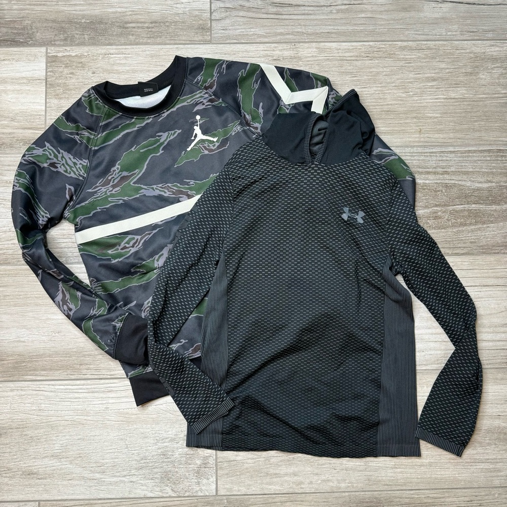 JORDAN & UNDER ARMOUR Sweatshirt Bundle Size Youth Medium